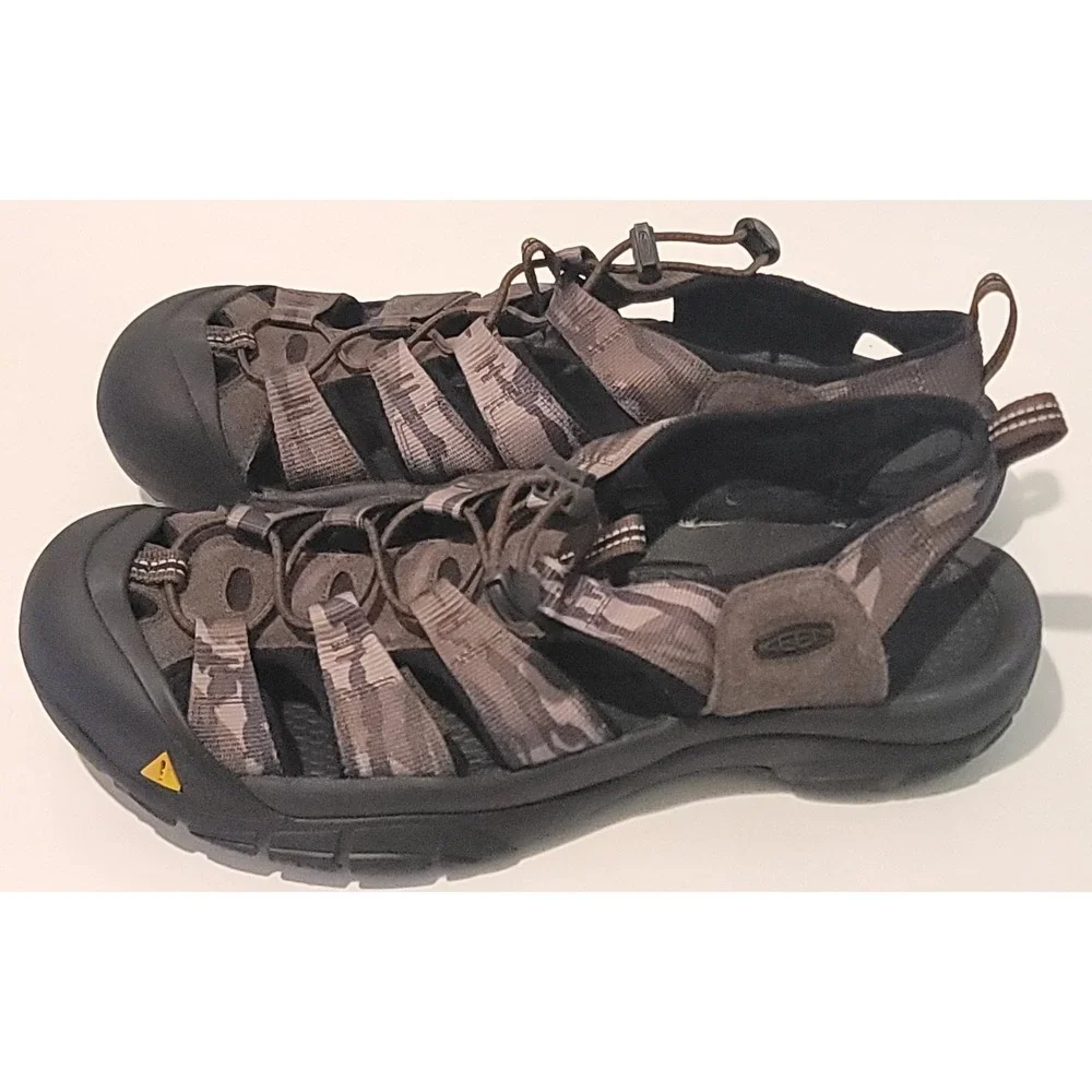 KEEN Newport H2 Closed Toe Water Camouflage Hiking Men's Sz 11.5
